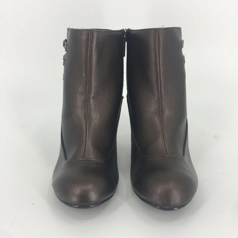 Predictions Bronze Steampunk Ankle Boot - Picture 3 of 11